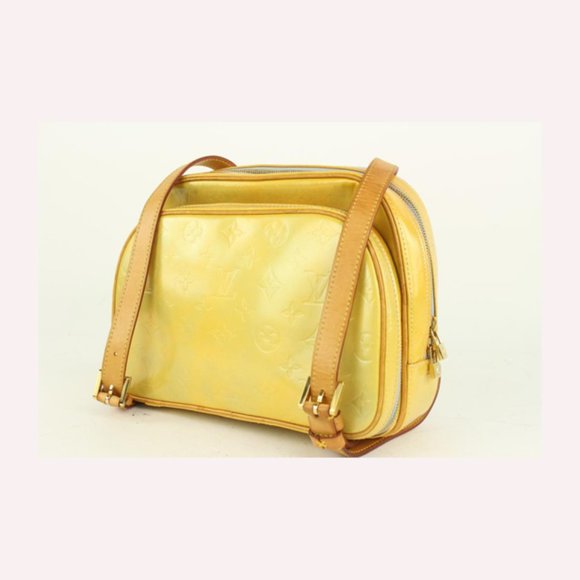 Louis Vuitton Yellow Monogram Vernis Murray Mini Backpack 7lv1018 - Picture 9 of 11